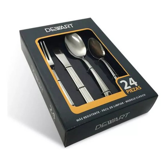 Set 24 Cubiertos Cuchilleria Dewart