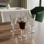 Set 6 Copas de Vino Diamante Cristar 180 ml