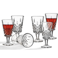 Set 6 Copas de Vino Diamante Cristar 180 ml