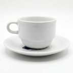 Set de 6 Tazas de Café Porcelana 100cc Wellington