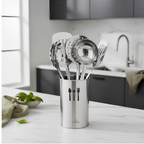 Set de Utensilios de Cocina Acero Inoxidable Cuiner