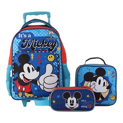 Mochila Disney Mickey Mochila Con Ruedas Mickey Mouse Escolar
