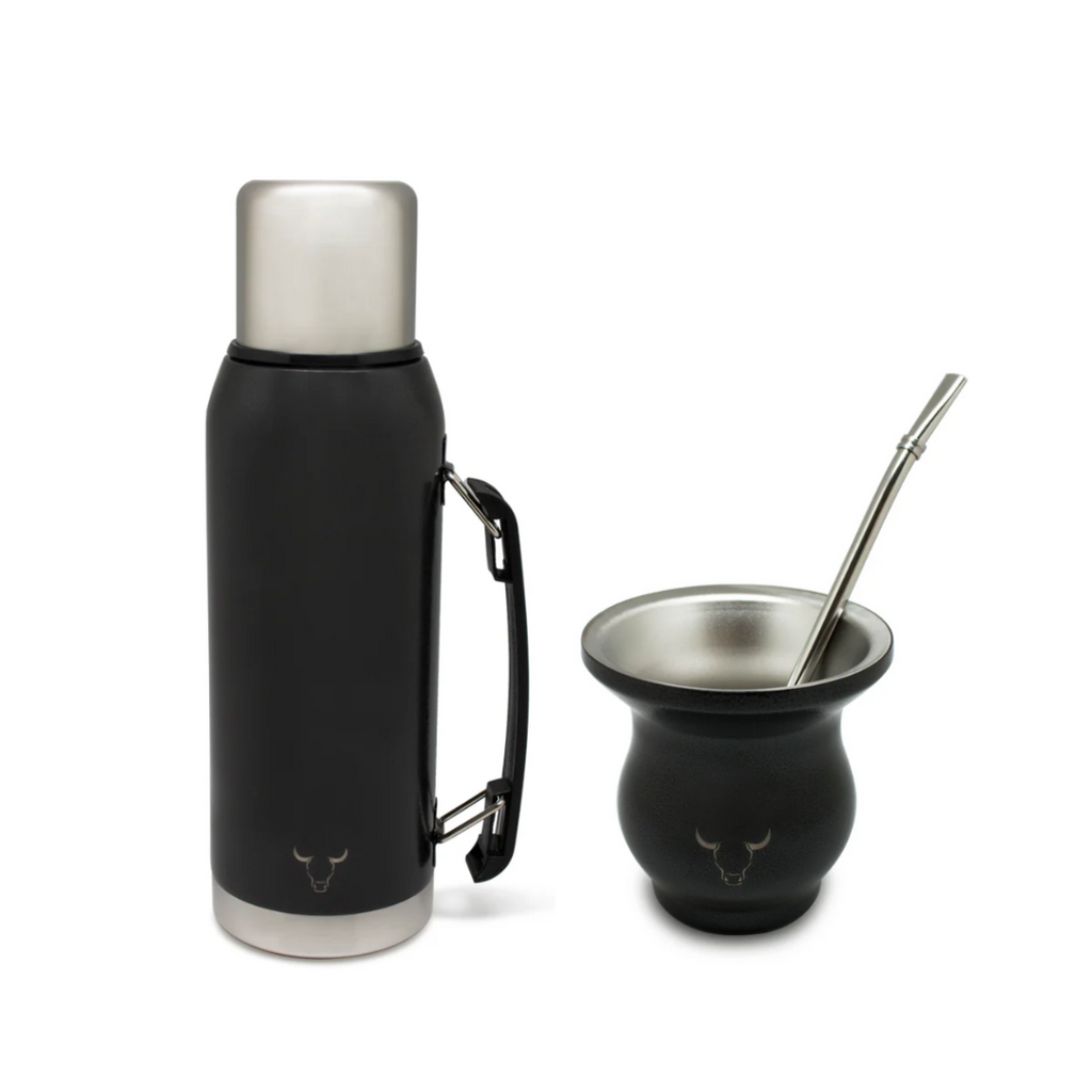 Set Termo 1 Litro + Mate Wayu