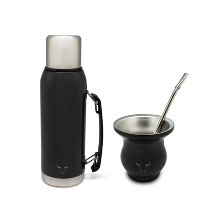 Set Termo 1 Litro + Mate Wayu