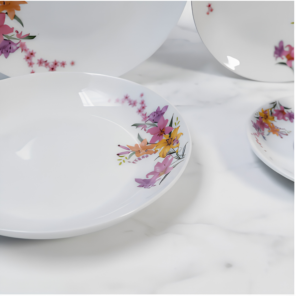 Vajilla 30 Piezas Floreada Porcelana