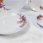 Vajilla 30 Piezas Floreada Porcelana