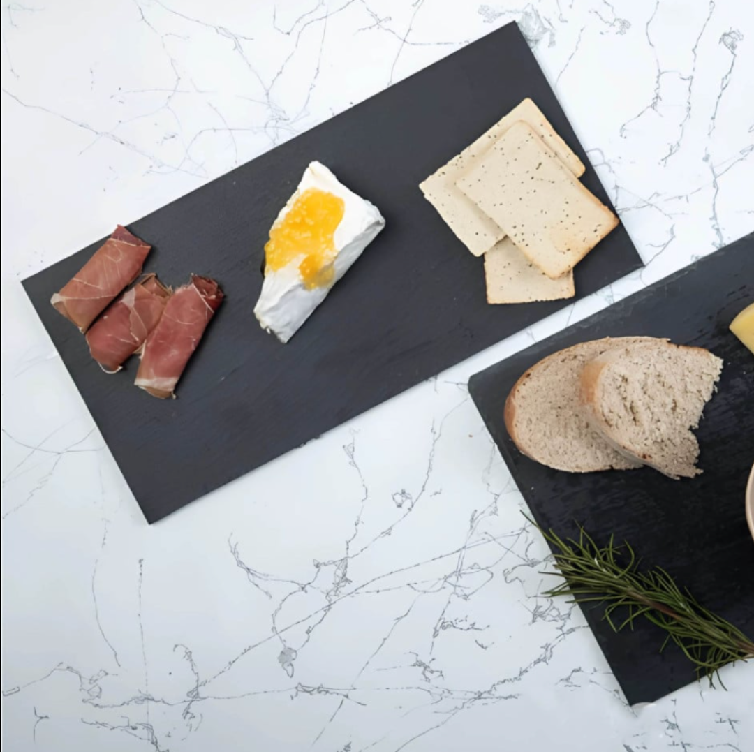Plato Tabla de Piedra Pizarra 30x11cm