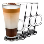 Set 4 Tazas de Cafe Capuccino 283 ML Kimglass Lousiville