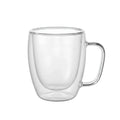 Taza Doble Pared 350 ML Vidrio Borosilicato