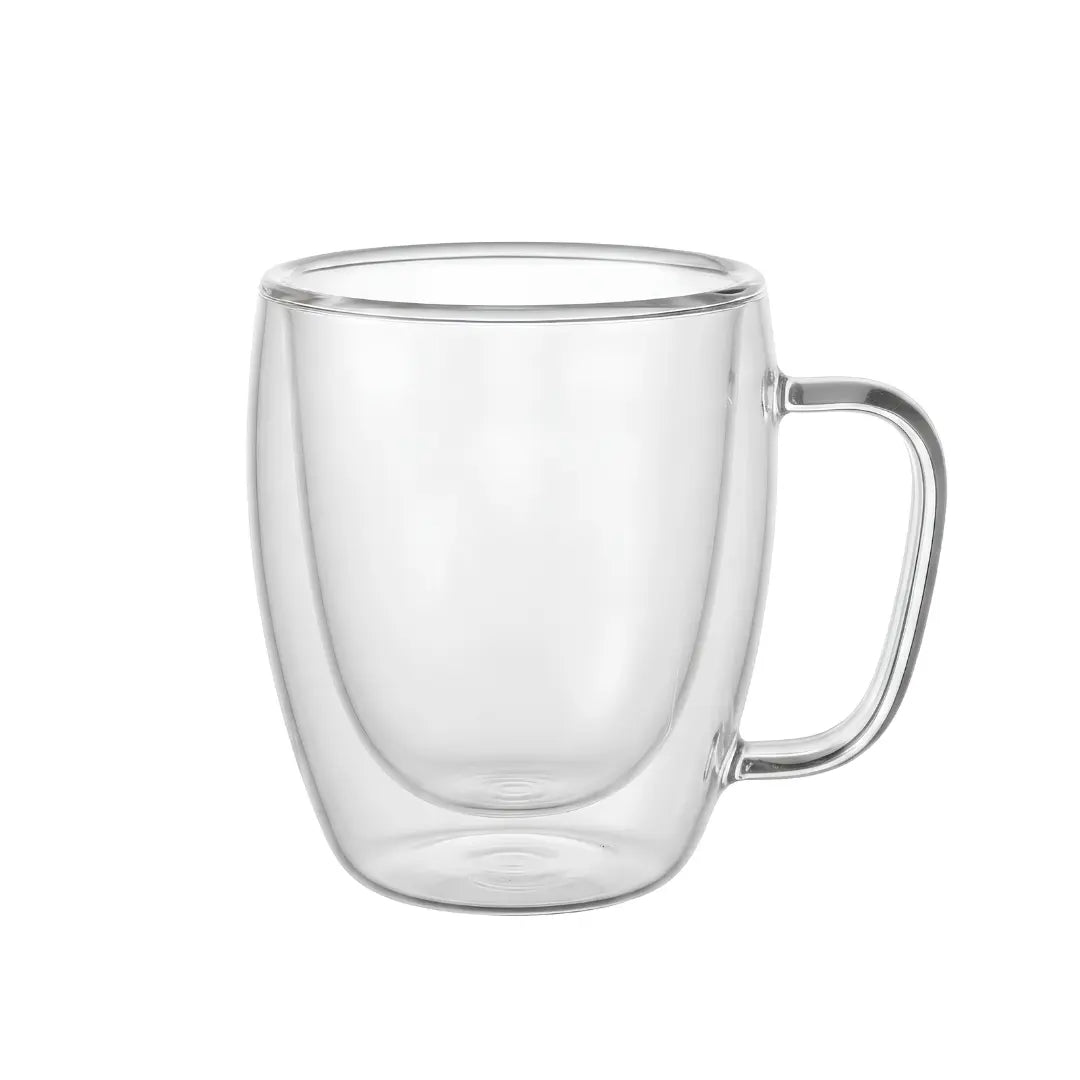 Taza Doble Pared 350 ML Vidrio Borosilicato