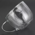 Taza para Cafe o Te Vidrio Doble Pared 250 ML