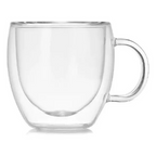 Taza para Cafe o Te Vidrio Doble Pared 250 ML