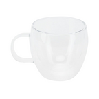 Taza para Cafe o Te Vidrio Doble Pared 250 ML