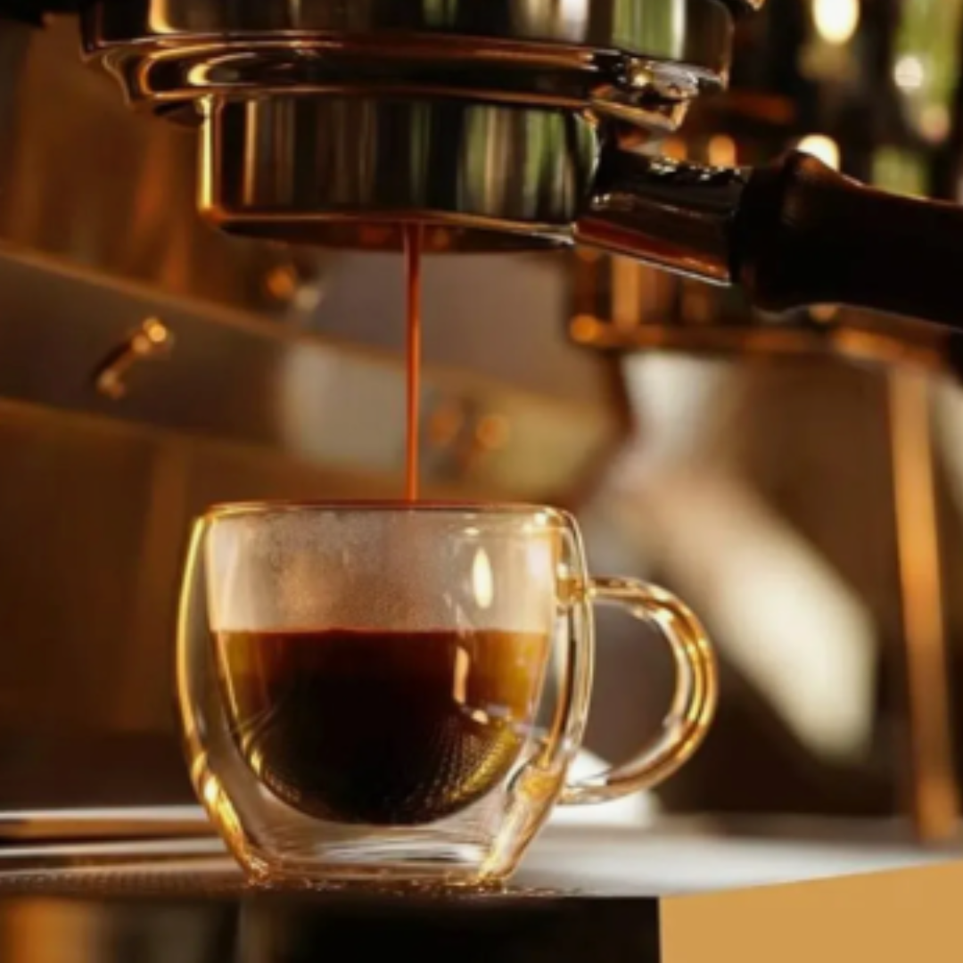 Set 2 Tazas Doble Pared 80ml - Vidrio Borosilicato Espresso