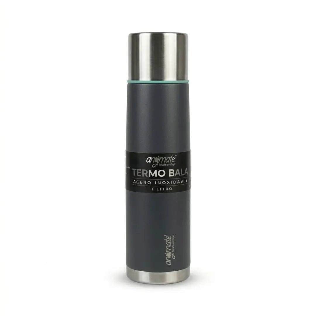 Termo Anymate 1L Acero Inoxidable Mate Boquilla Dosificadora
