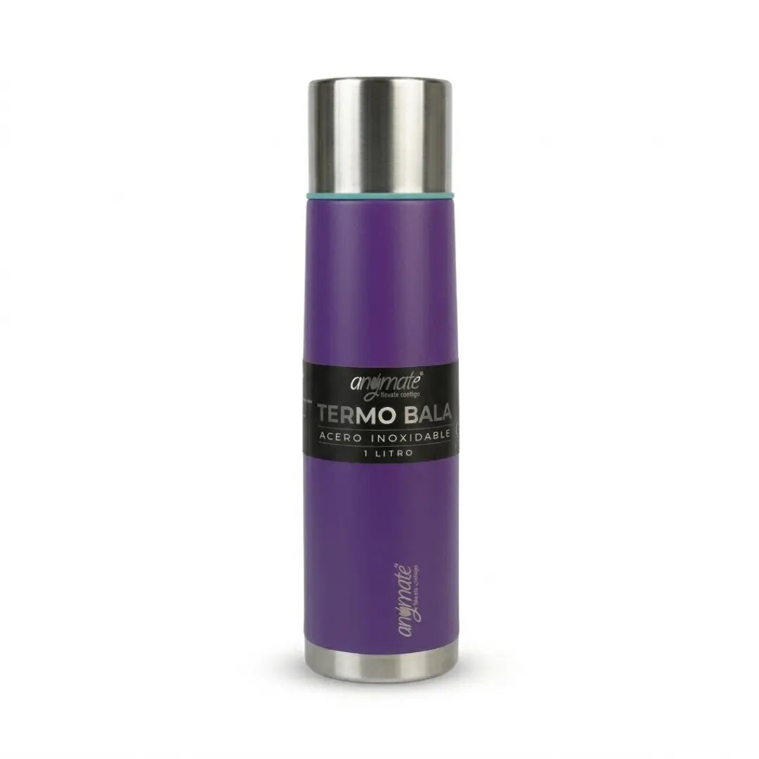 Termo Anymate 1L Acero Inoxidable Mate Boquilla Dosificadora