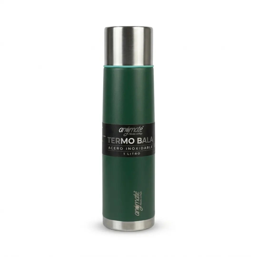 Termo Anymate 1L Acero Inoxidable Mate Boquilla Dosificadora