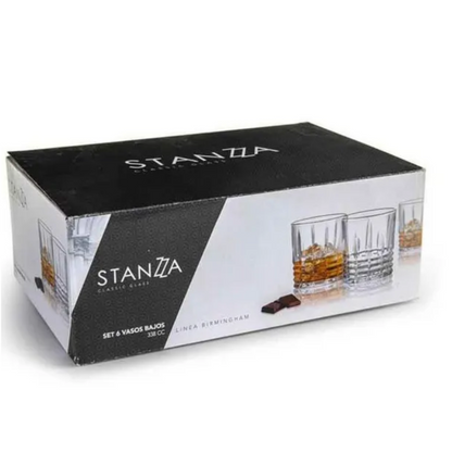 Vasos bajos de vidrio 330 ml Birmingham