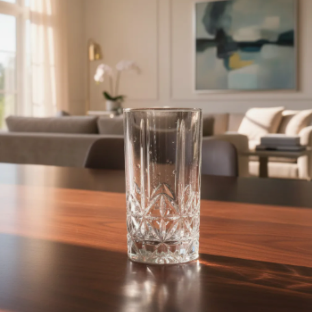 Set 6 Vasos Cocktail Altos Labrados 350ml 