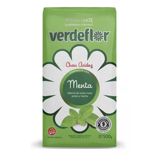 Yerba Mate VerdeFlor Menta 500g