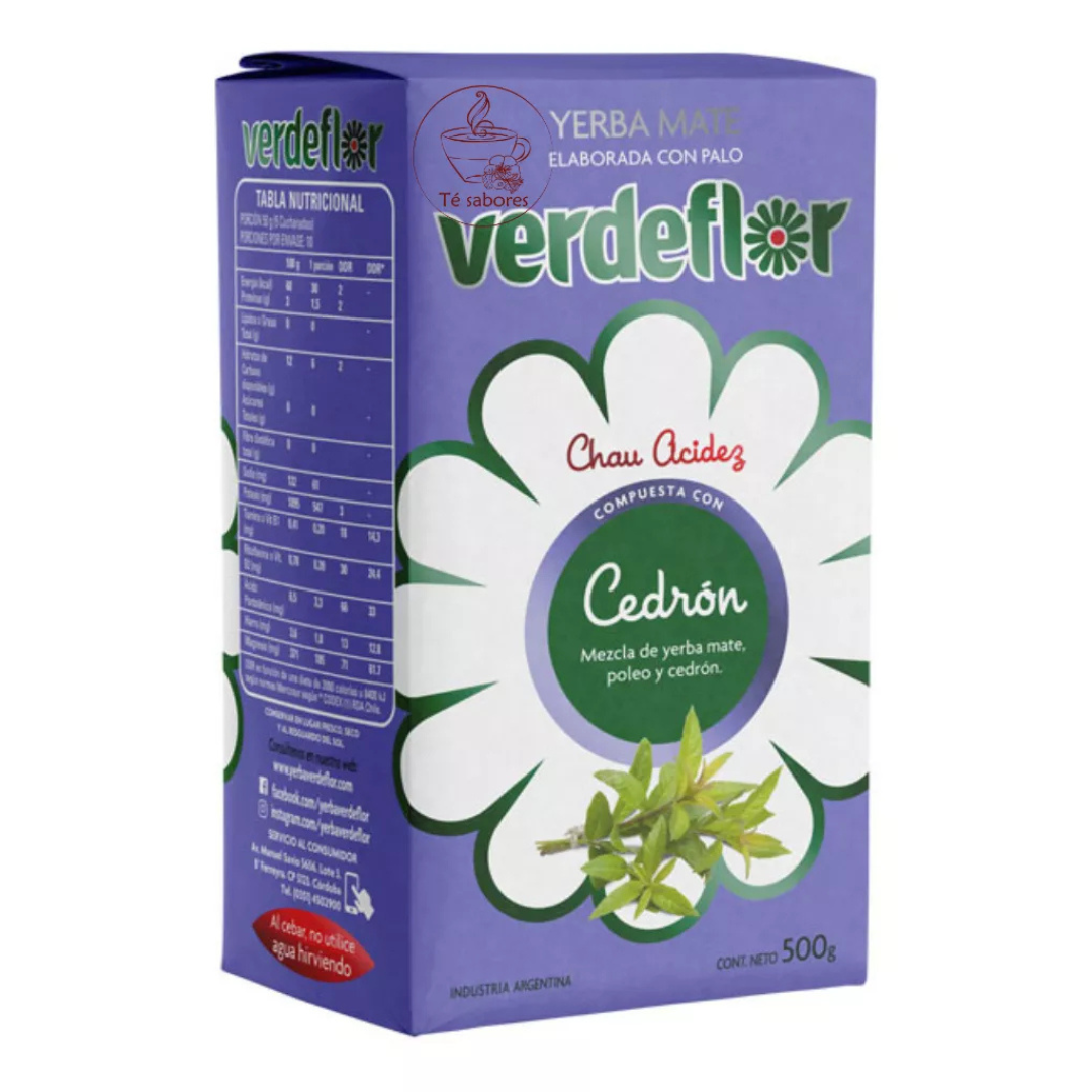 Yerba Mate VerdeFlor Cedron 500g