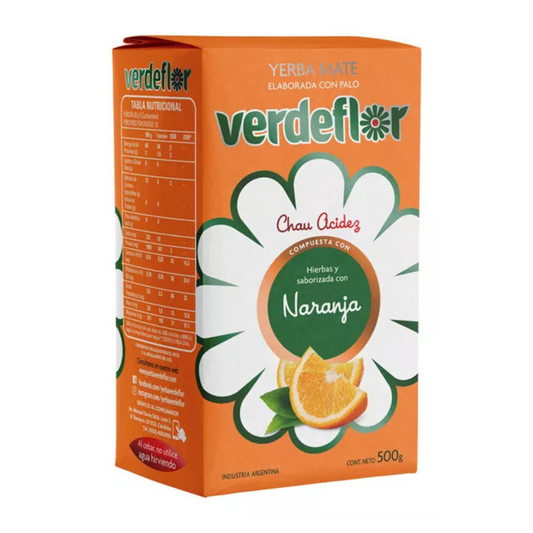 Yerba Mate VerdeFlor Naranja 500g